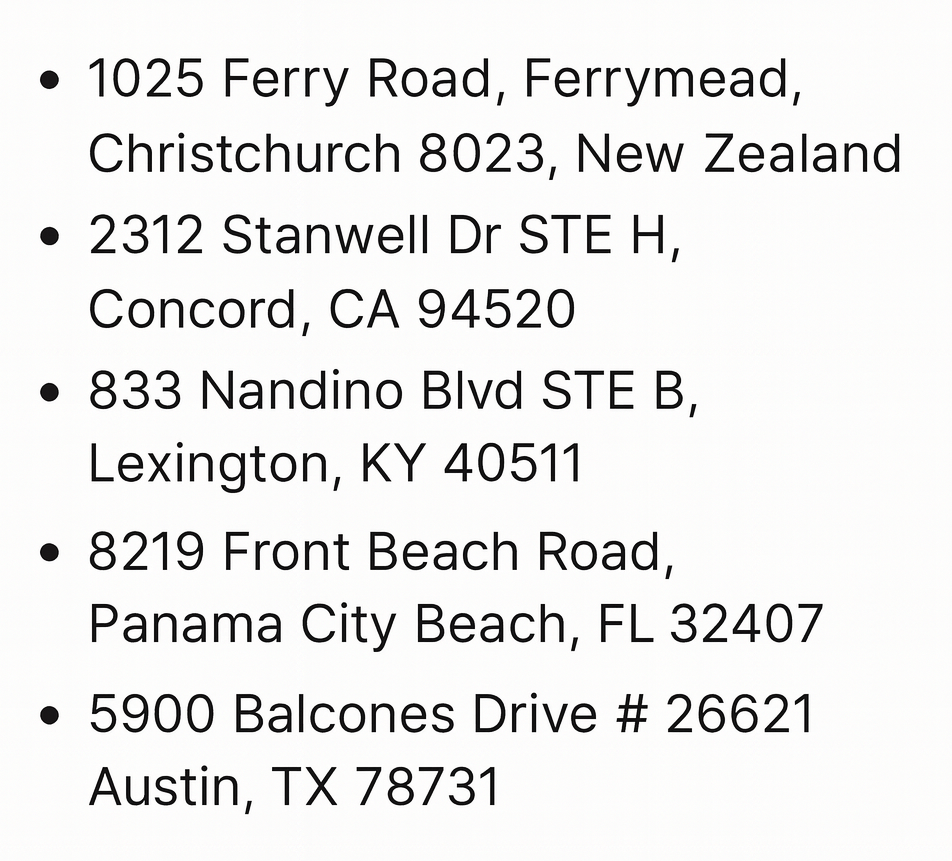 NaviSource addresses